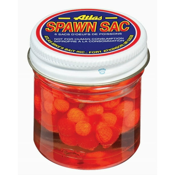 Atlas Mikes Yarn Salmon Fishing Bait Holder Eggs Pack of 4